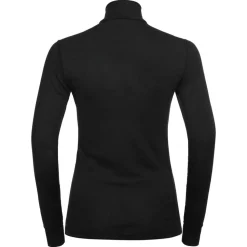 Sous-vêtement technique Odlo Active Warm Eco Top Ls Halfzip Wmn Black Black
