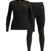Sous-vêtement technique Odlo Fundamentals Performance Warm Set W's Black