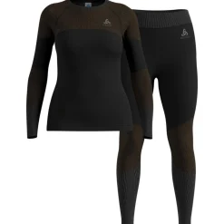 Sous-vêtement technique Odlo Fundamentals Performance Warm Set W's Black
