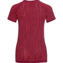 Sous-vêtement technique Odlo Blackcomb Light Eco BI Top Crew Neck S/S Raspberry Fudge/ Space Dye