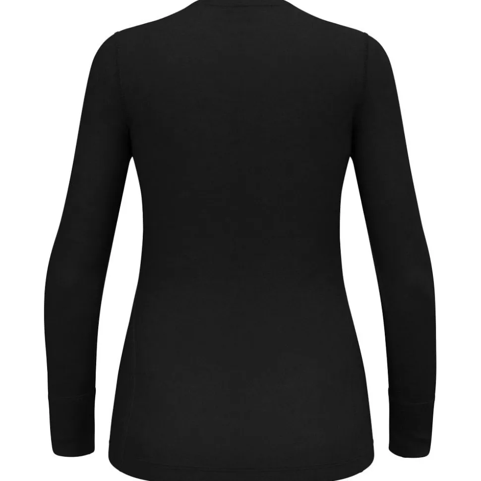 Sous-vêtement technique Odlo Top Crew Neck L/S Merino 200 W Black