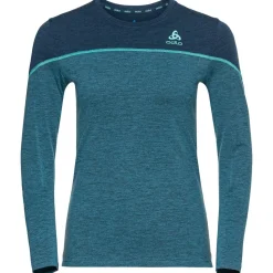 Sous-vêtement technique Odlo Revelstoke Pw 150 Top W Provincial Blue Dark Sapphir