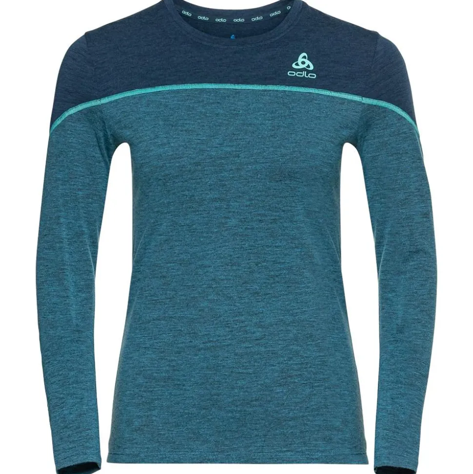 Sous-vêtement technique Odlo Revelstoke Pw 150 Top W Provincial Blue Dark Sapphir