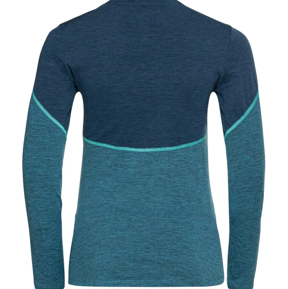 Sous-vêtement technique Odlo Revelstoke Pw 150 Top W Provincial Blue Dark Sapphir