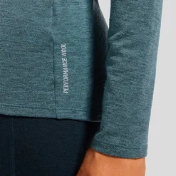 Sous-vêtement technique Odlo Revelstoke Pw 150 Top W Provincial Blue Dark Sapphir