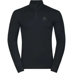 Sous-vêtement technique Odlo Active Warm Eco Top Ls Halfzip Black Black