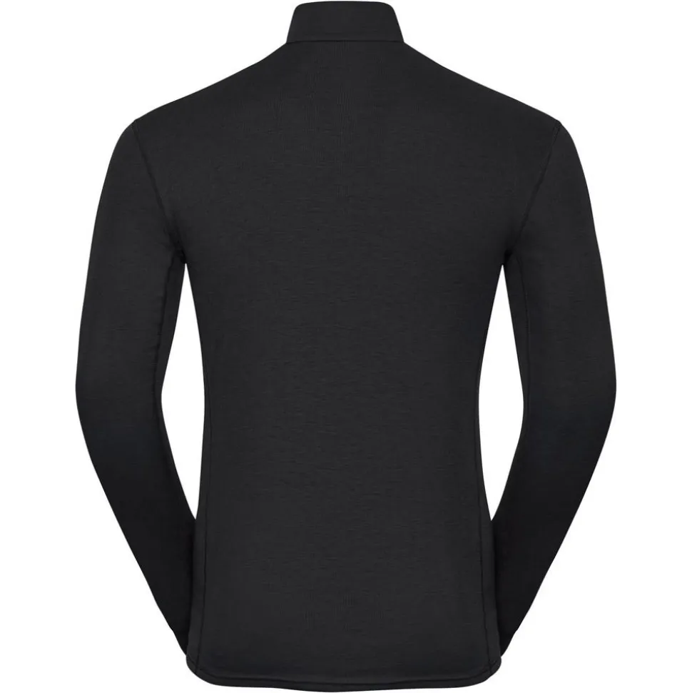Sous-vêtement technique Odlo Active Warm Eco Top Ls Halfzip Black Black