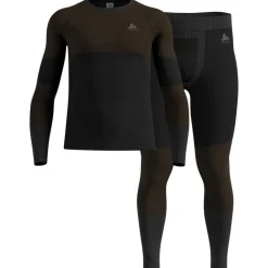 Sous-vêtement technique Odlo Fundamentals Performance Warm Set M's Black
