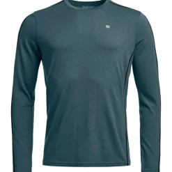 Sous-vêtement technique Ortovox 185 Rock'n'wool Long Sleeve M Dark Artic Grey