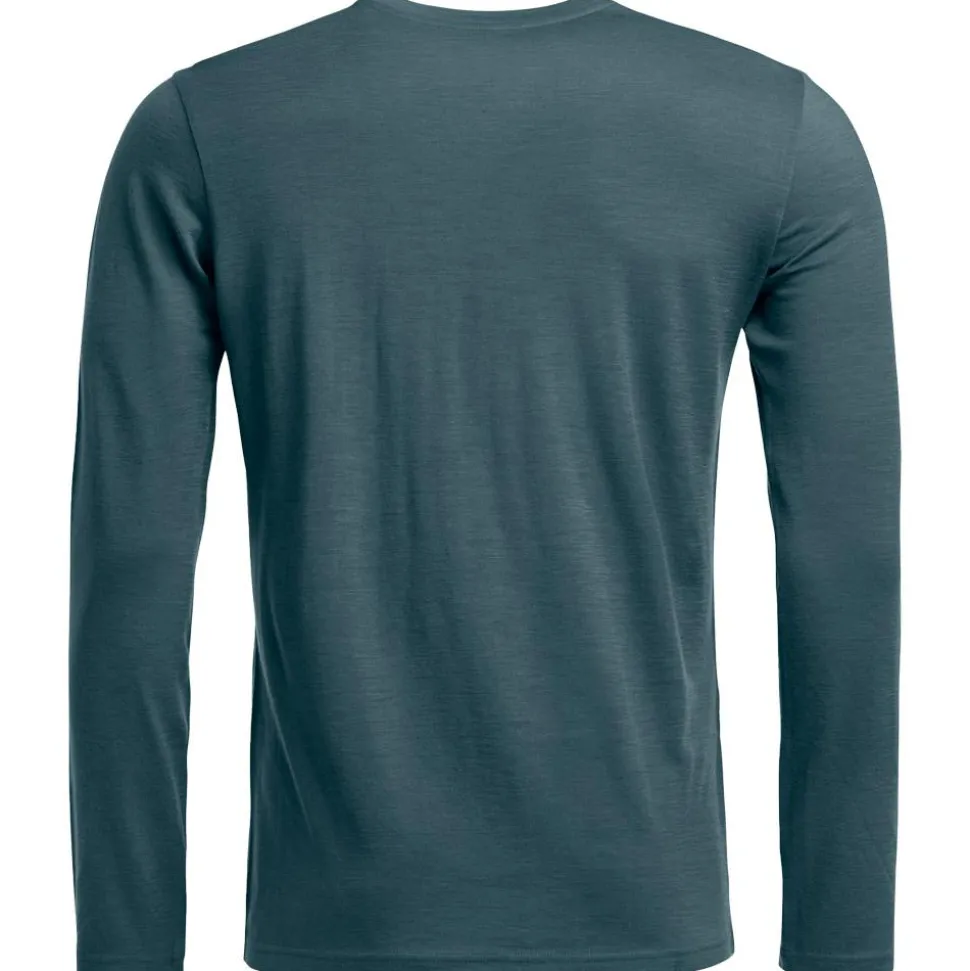 Sous-vêtement technique Ortovox 185 Rock'n'wool Long Sleeve M Dark Artic Grey