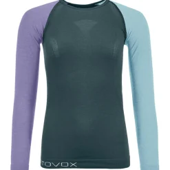 Sous-vêtement technique Ortovox 120 Comp Light Long Sleeve W Dark Arctic Grey