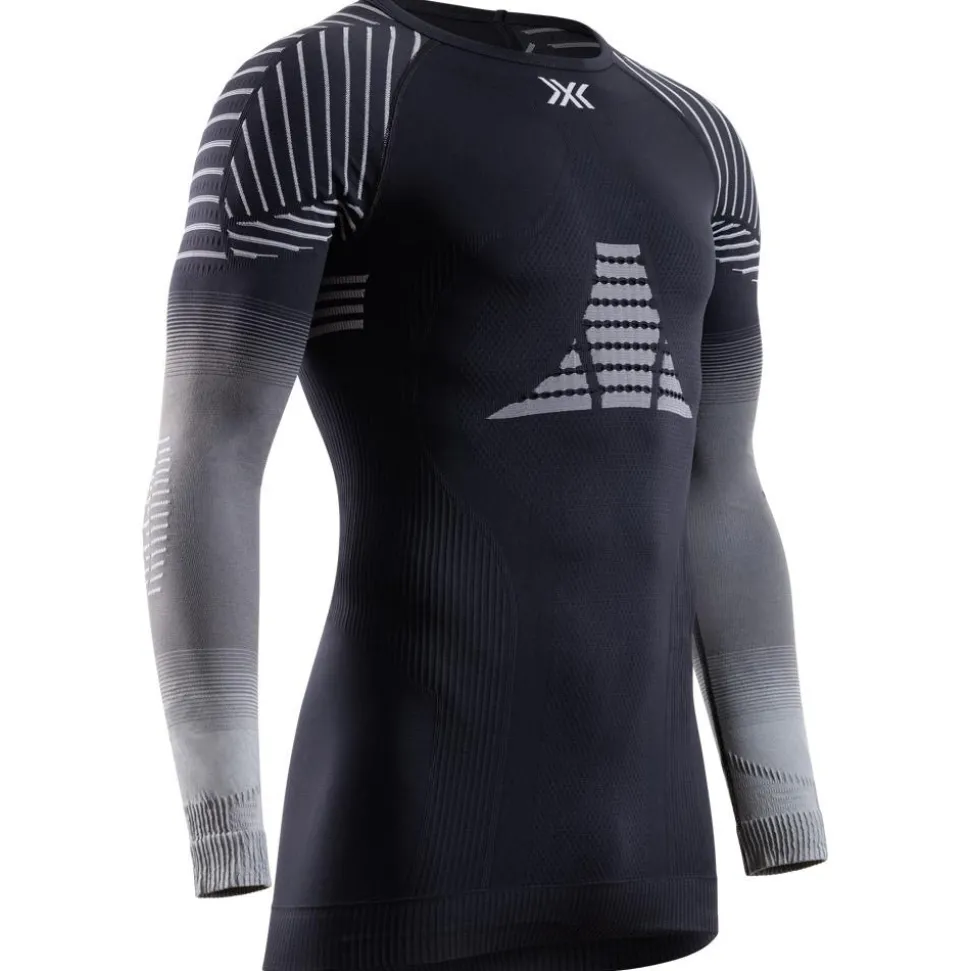 Sous-vêtement technique X Bionic Code Invent Fx Shirt Ls Men Black Grey Light Grey
