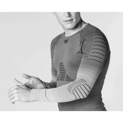 Sous-vêtement technique X Bionic Code Invent Fx Shirt Ls Men Black Grey Light Grey