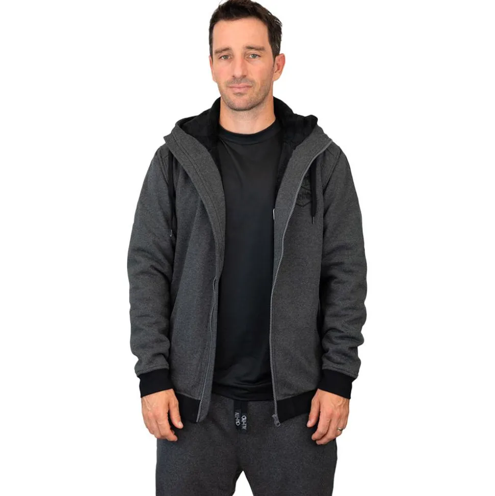 Sweat All-In Hoodie Plush Charcoal