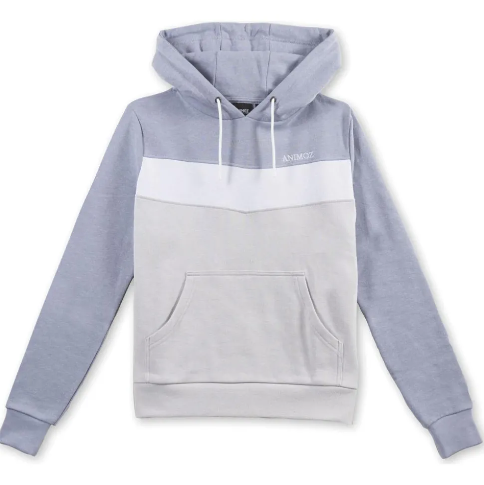 Sweat Animoz Dizi Creme Blanc Bleu