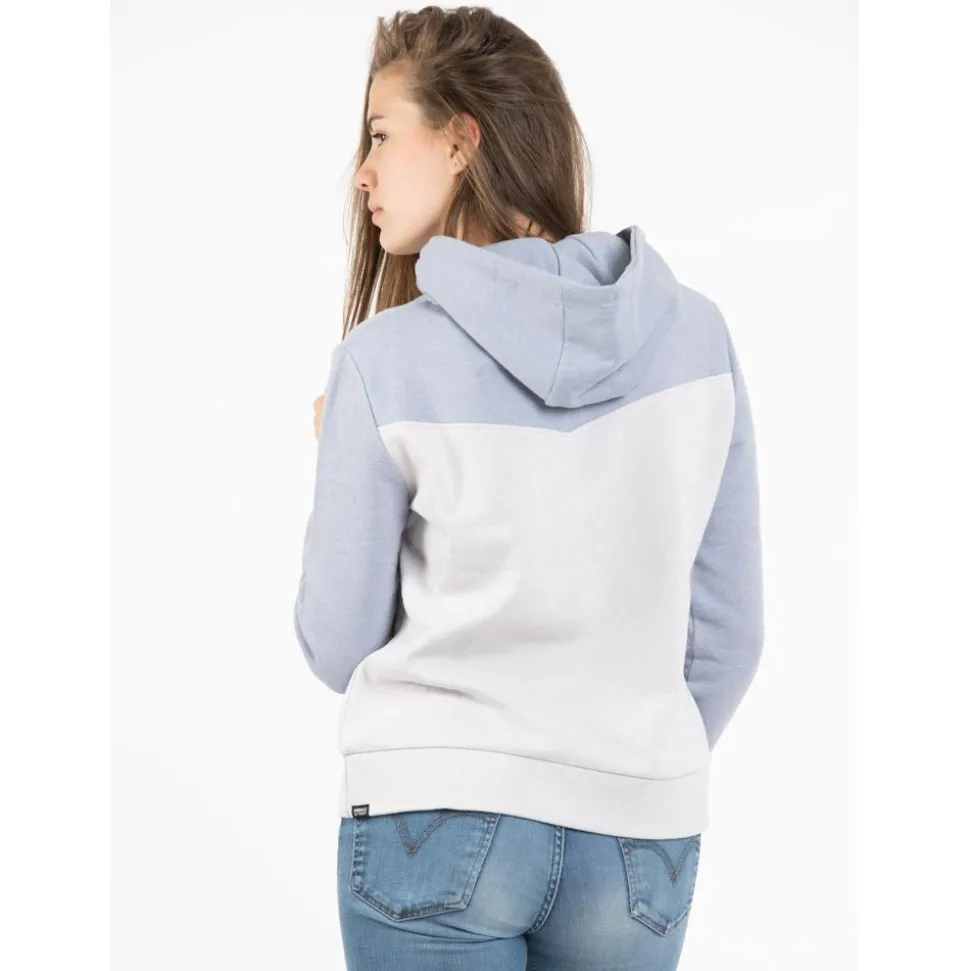 Sweat Animoz Dizi Creme Blanc Bleu