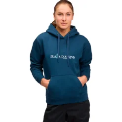 Sweat Black Diamond W Heritage Wordmark Pull Over Hoody Indigo
