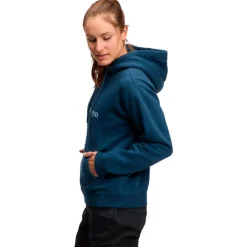 Sweat Black Diamond W Heritage Wordmark Pull Over Hoody Indigo