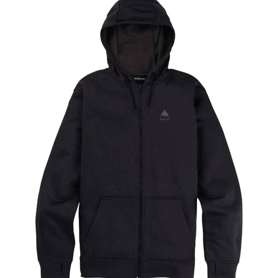 Sweat Burton Oak Full Zip True Black Heather
