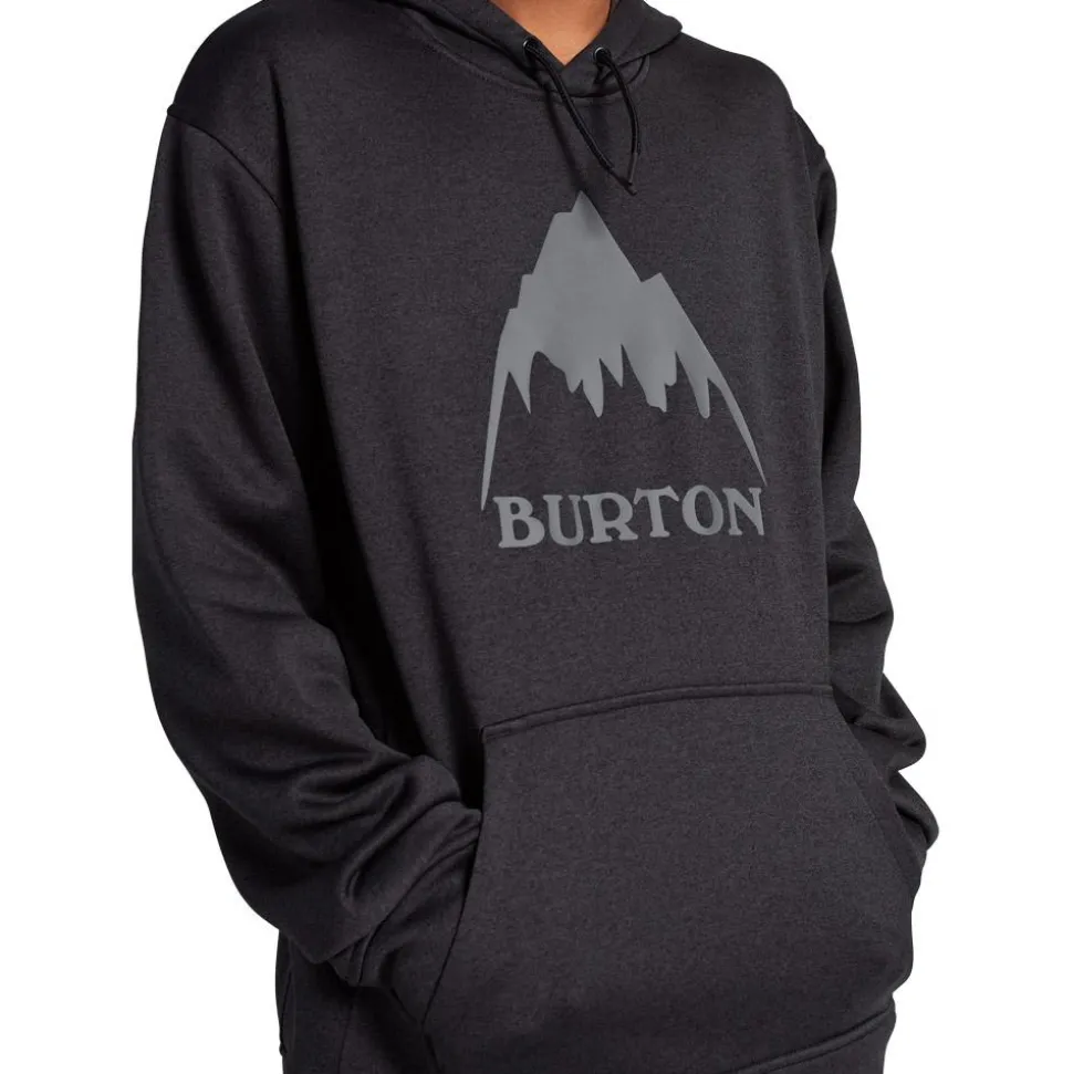Sweat Burton Oak Pullover Hoodie Black Heather