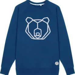 Sweat French Disorder Clyde Ours (Tricotin) State Blue