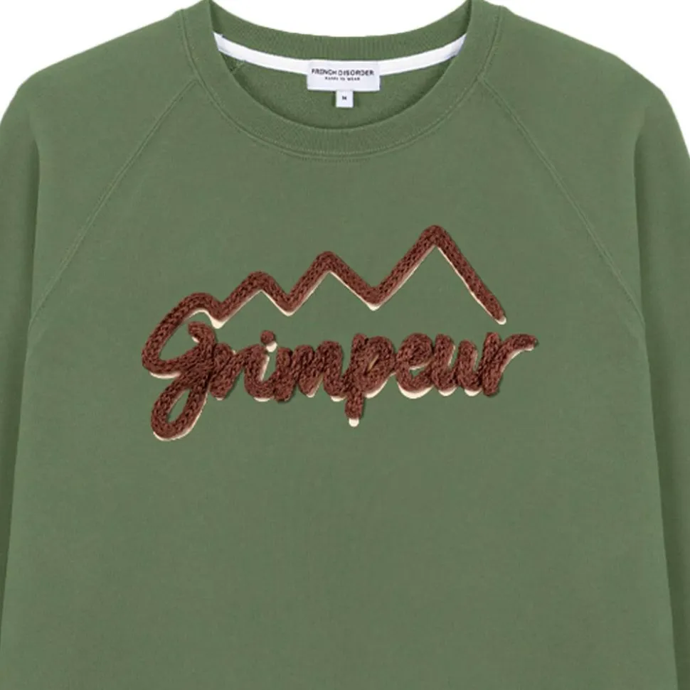 Sweat French Disorder Clyde Grimpeur Tricotin Khaki