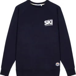 Sweat French Disorder Clyde Ski Winter Club Print Navy