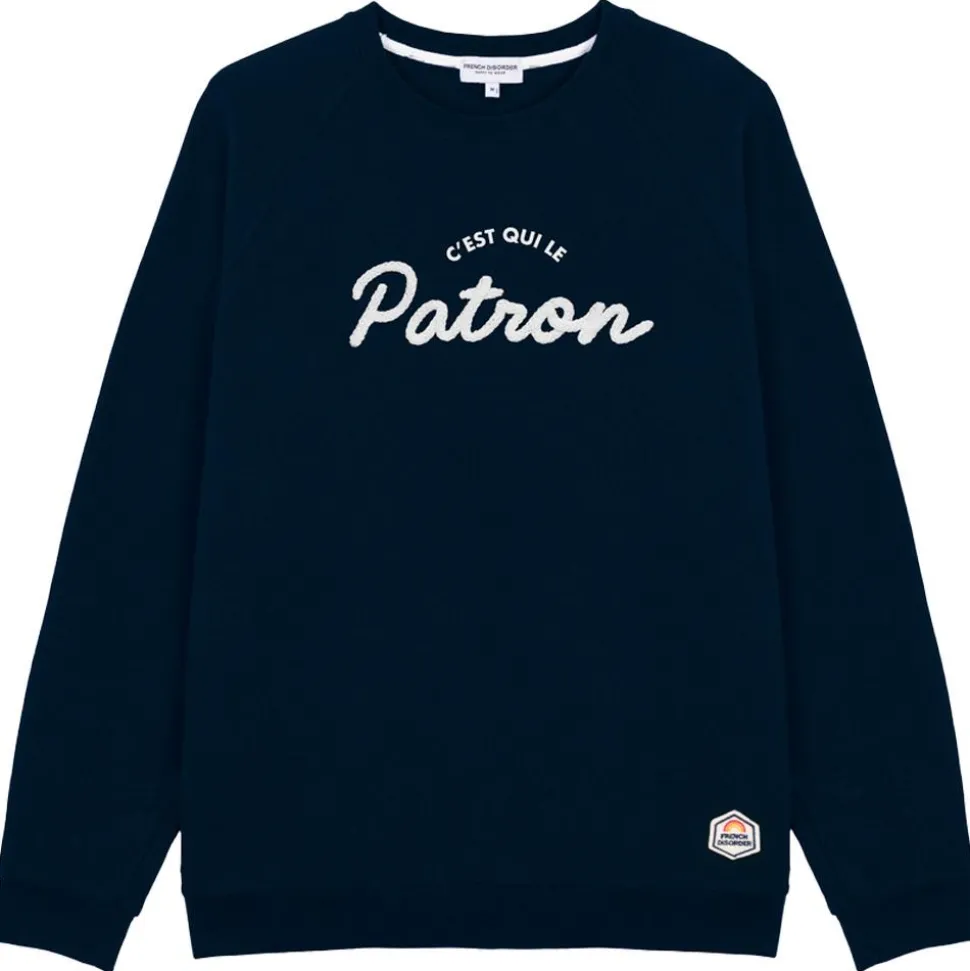 Sweat French Disorder Clyde Patron Tricotin Navy