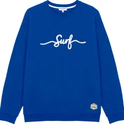 Sweat French Disorder Clyde Surf Tricotin Royal Blue