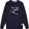 Sweat French Disorder Clyde Skieur (Tricotin) Navy