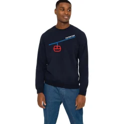 Sweat French Disorder Clyde To The Top Tricotin Navy