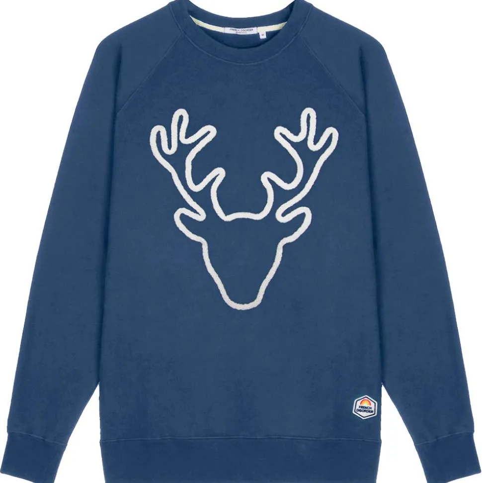 Sweat French Disorder Clyde Rudolph (Tricotin) Navy