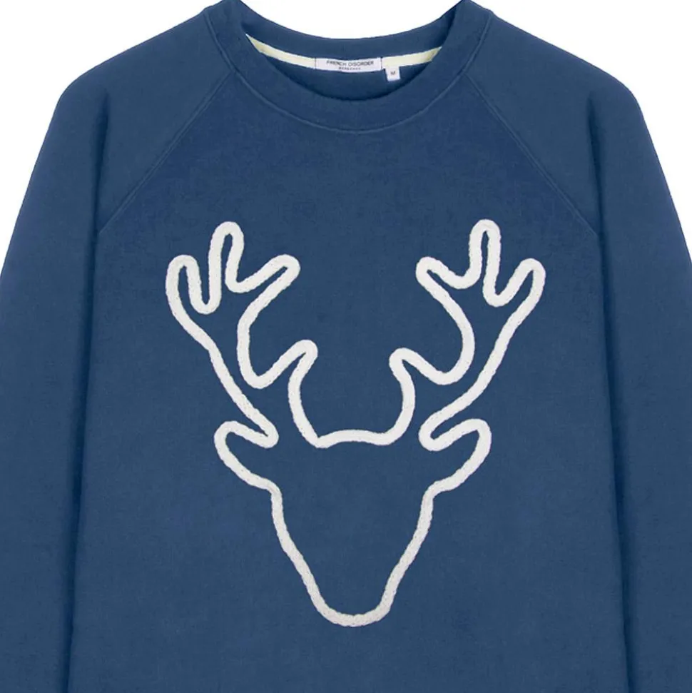 Sweat French Disorder Clyde Rudolph (Tricotin) Navy