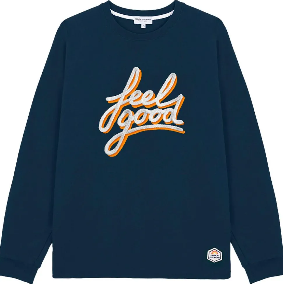 Sweat French Disorder Lenny Feel Good Tricotin Stone Blue