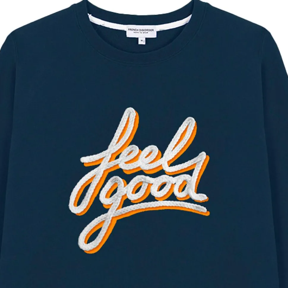 Sweat French Disorder Lenny Feel Good Tricotin Stone Blue