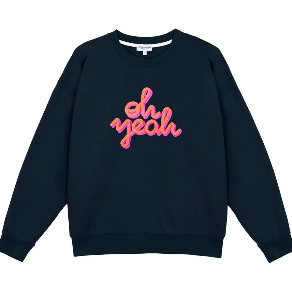 Sweat French Disorder Rosie Oh Yeah Tricotin Navy
