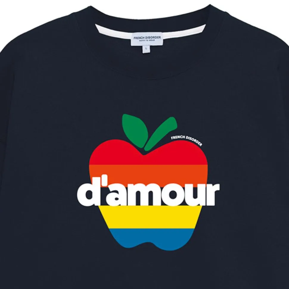 Sweat French Disorder Rosie Pomme D'Amour Navy