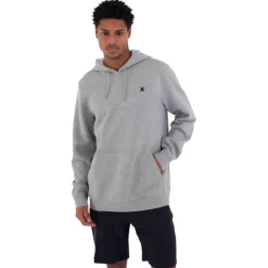Sweat Hurley Icon Pull Over Dark Heather Grey