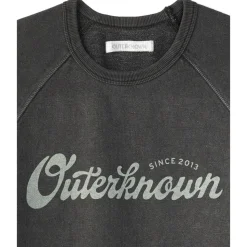 Sweat Outerknown Outerknown Script Crew Faded Black