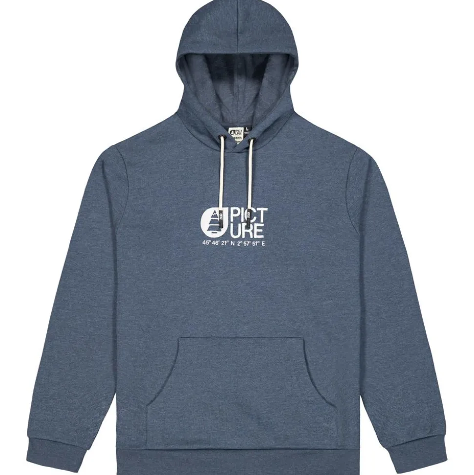 Sweat Picture Basement Hoodie Dark Blue Melange