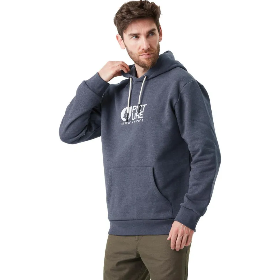 Sweat Picture Basement Hoodie Dark Blue Melange