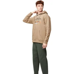 Sweat Picture Dad & Son Panther Hoodie Dark Stone