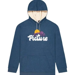 Sweat Picture Julka Plush Dark Blue Melange