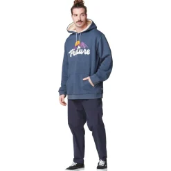 Sweat Picture Julka Plush Dark Blue Melange