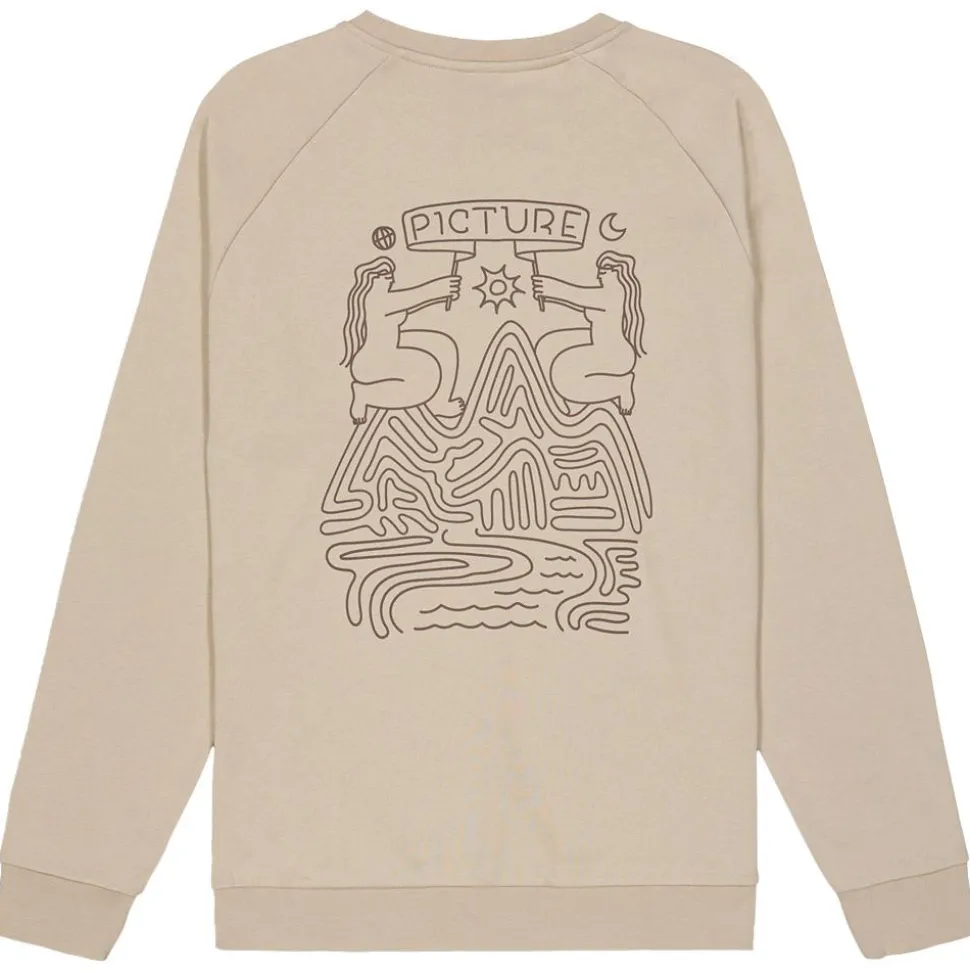 Sweat Picture Terra Crew Plaza Taupe