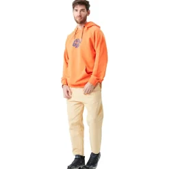 Sweat Picture Thru Eye Hoodie Dusty Orange