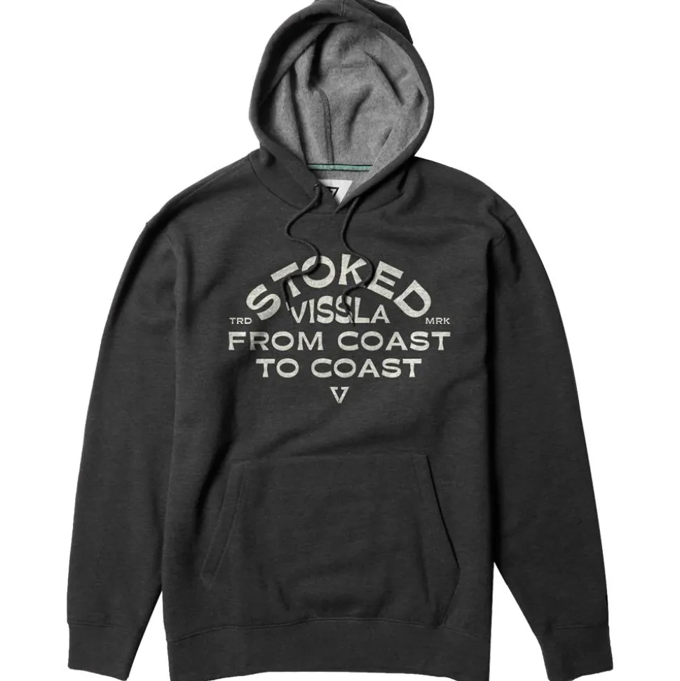 Sweat Vissla Coastal Eco Po Hoodie Black Heather