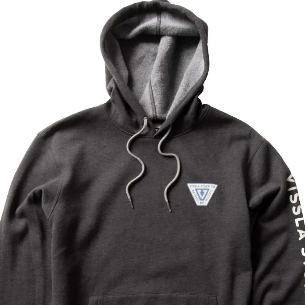 Sweat Vissla Coastal Eco Po Hoodie Black Heather