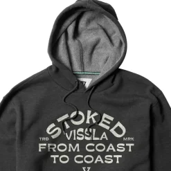 Sweat Vissla Coastal Eco Po Hoodie Black Heather