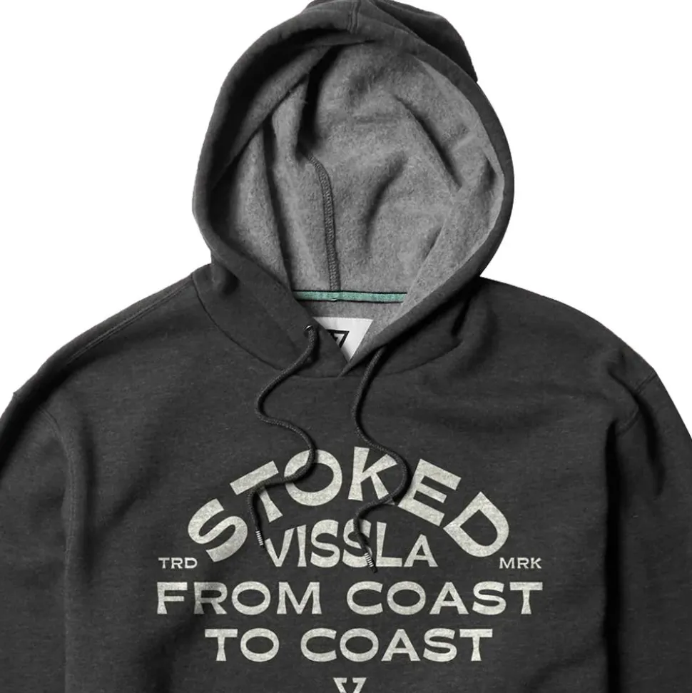 Sweat Vissla Coastal Eco Po Hoodie Black Heather